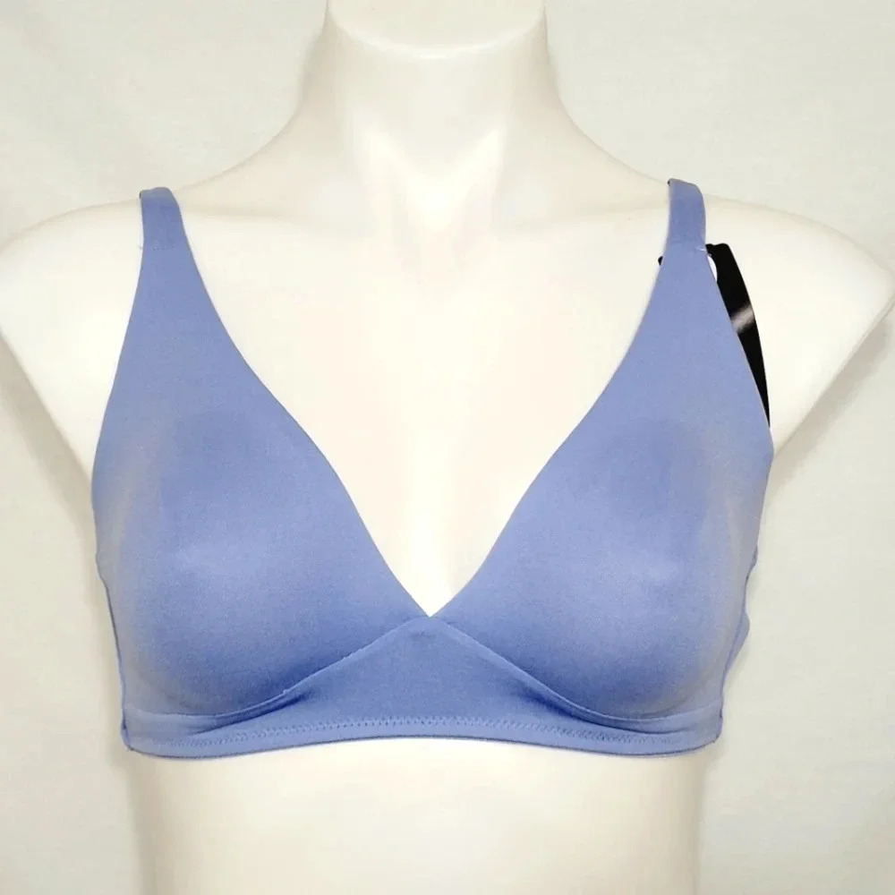 L/XL Felina 170112 Blissful Super Stretchy Comfort Wire Free Bra Country Blue NW